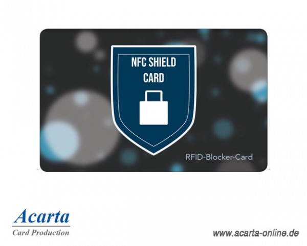 RFID-Störsenderkarte Motiv 04 NFC SHIELD CARD Schutzschild