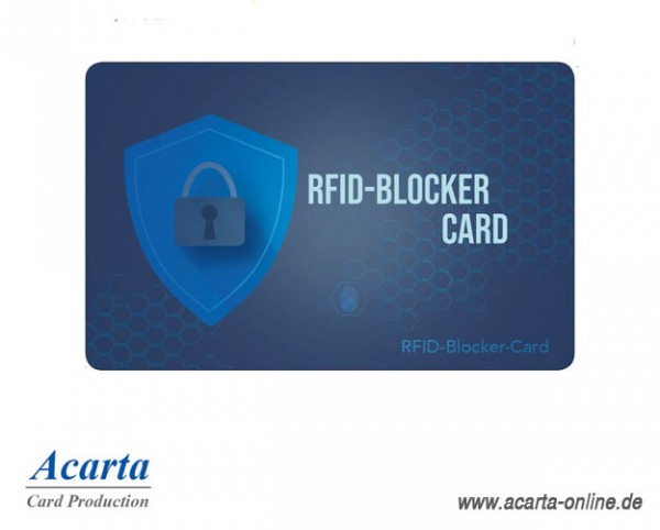 RFID-Abschirmkarte Motiv 01 Schutzschild